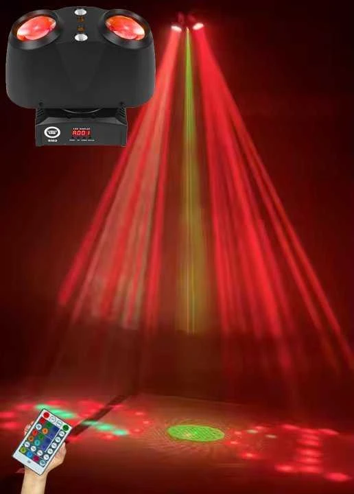 „Light4Me SID2“ – 4 viename LED daugiafunkcis šviesos diodų šviestuvas + spindulio / lazerio / stroboskopo efektas