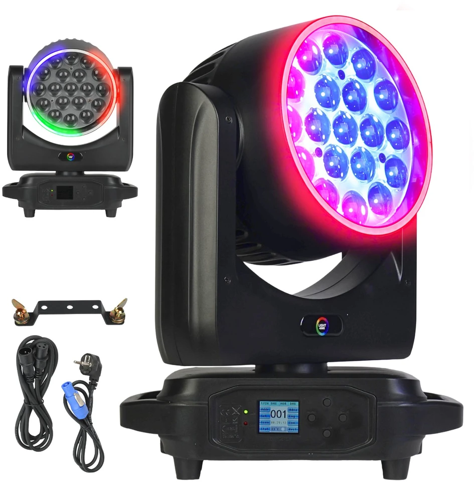 Carruzzo LIGHT4ME SKY WASH 19x15W RGBW judantis galvos žibintas