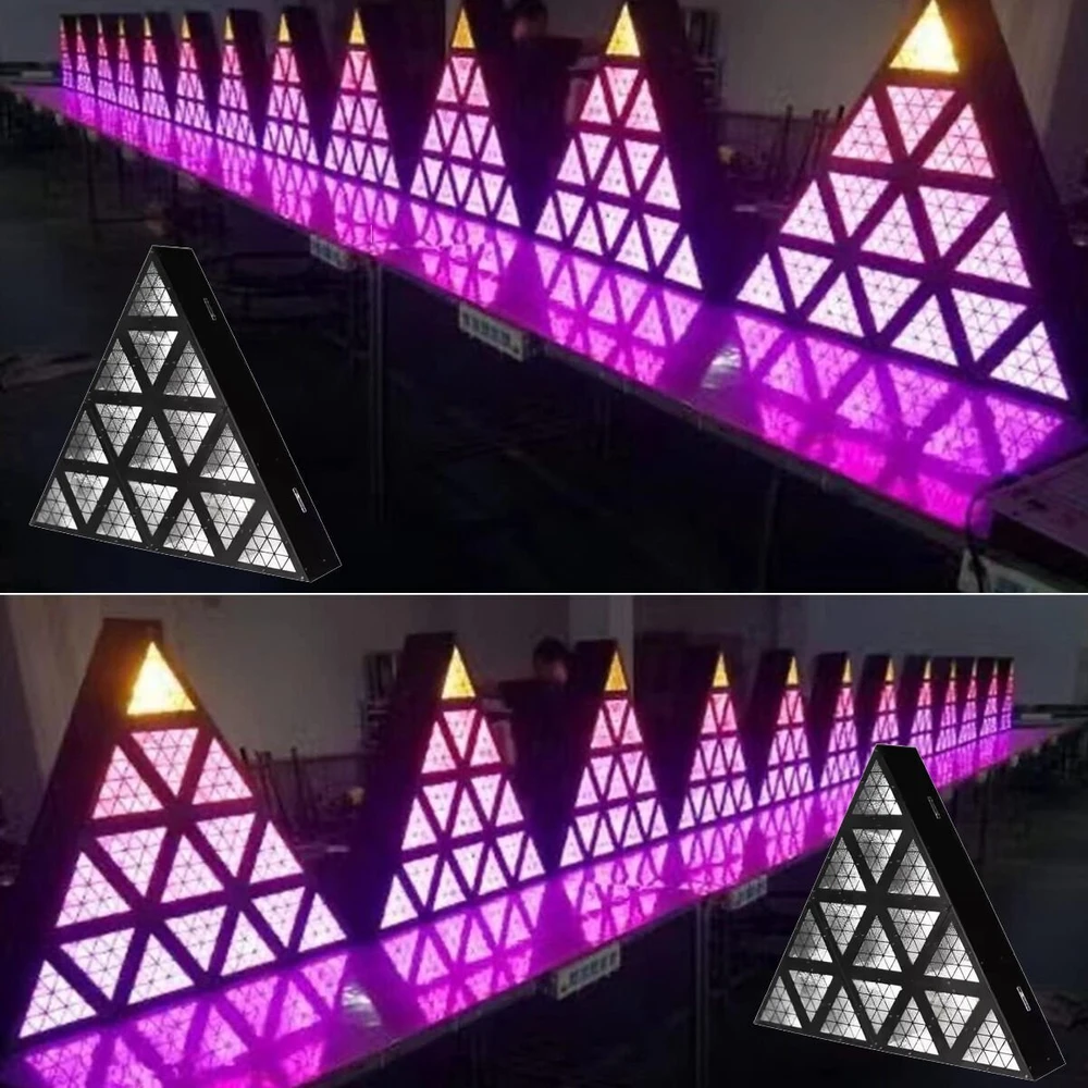 L4M LED LIGHT4ME TRIANGIS 64x2W RGBA apšvietimo efektas