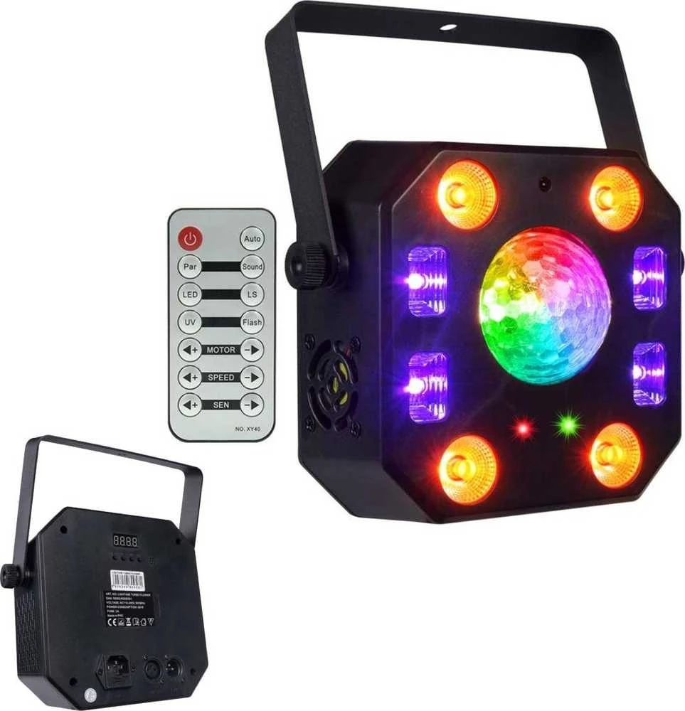 L4M disko efekto LIGHT4ME TURBO FLOWER LED PAR UV