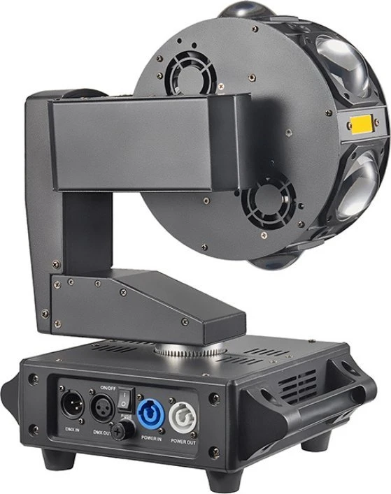 L4M UFO LED 6in1 daugiafunkcis šviesos spindulio efektas