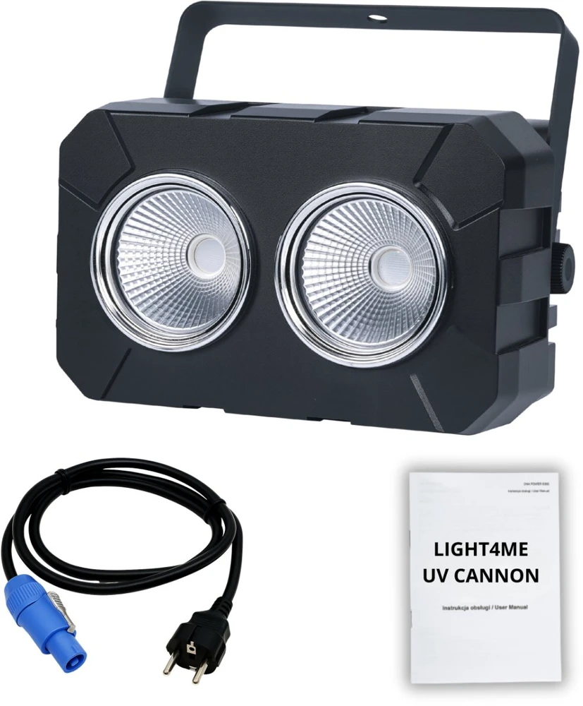 LIGHT4ME UV CANNON scenos apšvietimo efektas – UV prožektorius