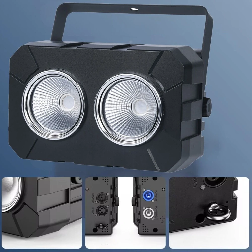 LIGHT4ME UV CANNON scenos apšvietimo efektas – UV prožektorius