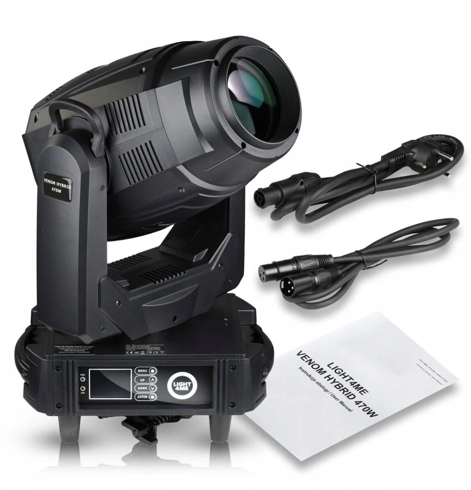 LIGHT4ME LIGHT4ME VENOM HYBRID 470W studijinė lempa judanti galvutė hibridinė