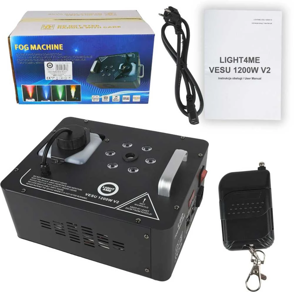 LIGHT4ME VESU 1200W V2 dūmų generatorius