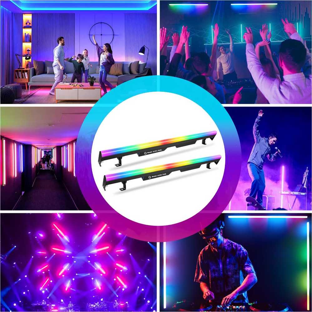 LIGHT4ME WASH AURA RGB dekoratyvinė apšvietimo juosta