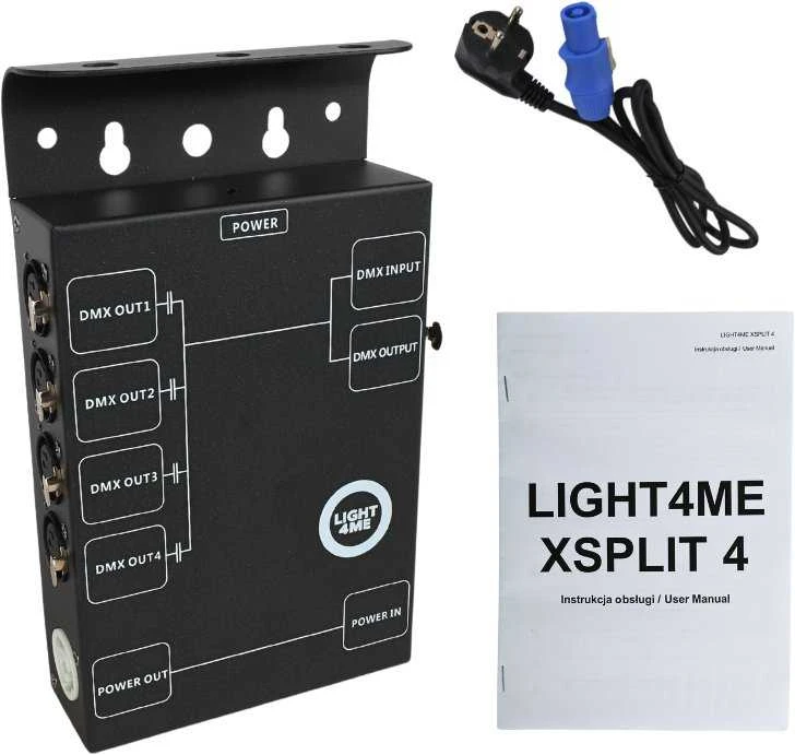 L4M LIGHT4ME XSPLIT 4 DMX Splitter