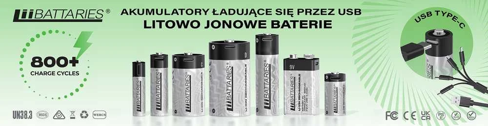 Liibateries LiiBatteries LIIBATTARIES LI-ON BATERIJOS, 18650 tipo, 2 vnt.