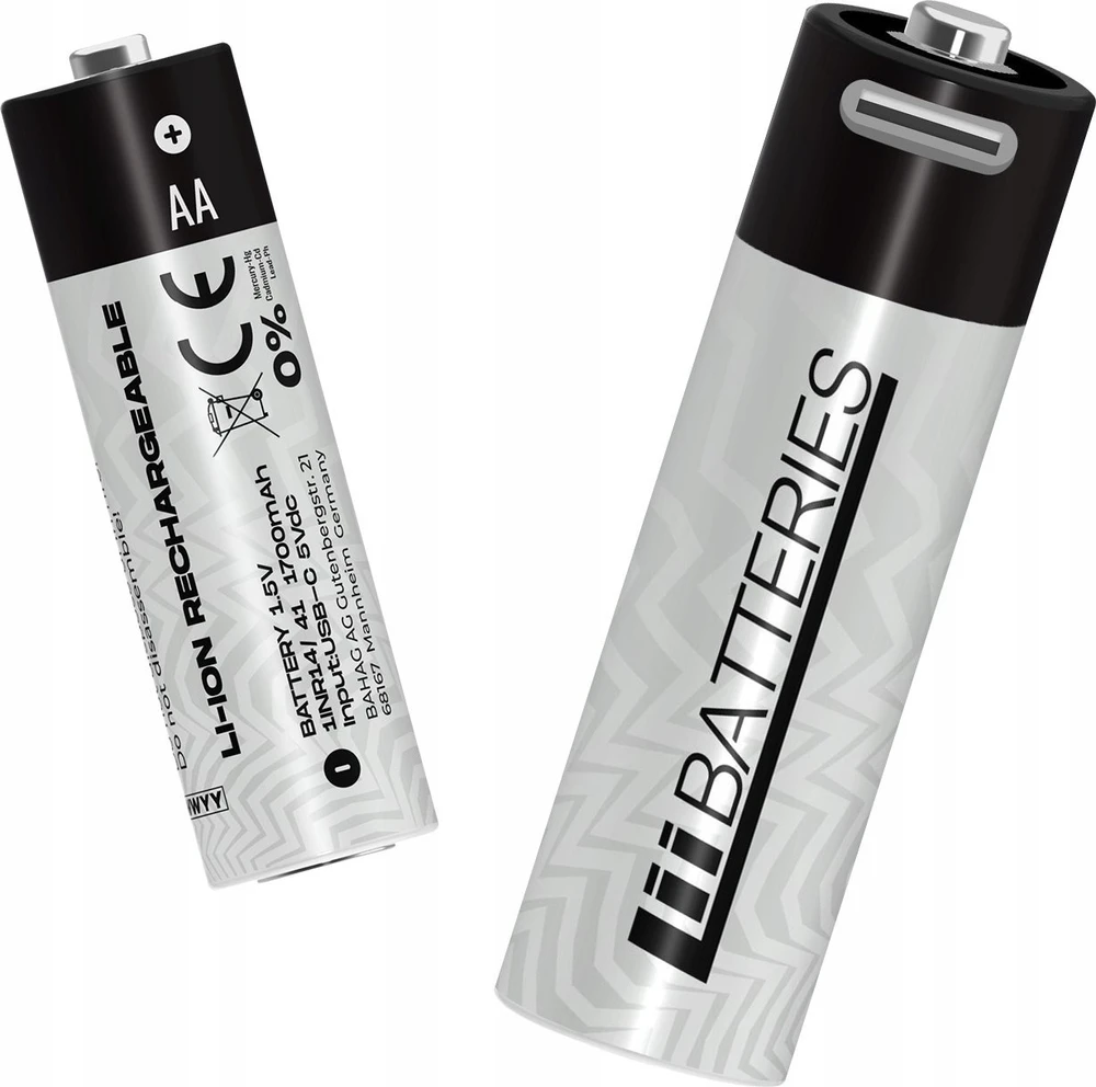 Liibateries Ličio baterijos Akumuliatorius AA / R6 750mAh 4 vnt.