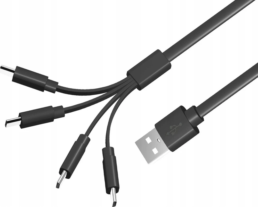 LiiBateries USB-C - USB-C juodas laidas (9331816667127)