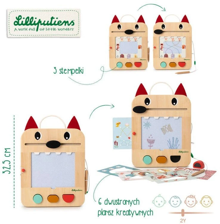 Lilliputiens Wilk Louis Plate Znikopi