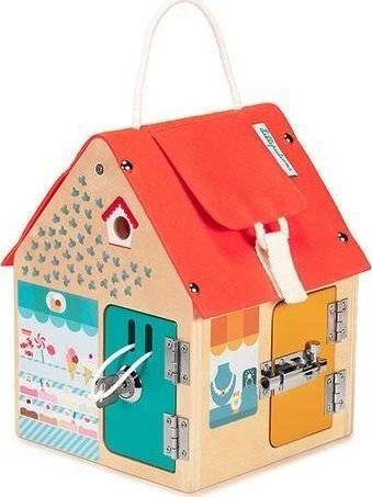 Lilliputiens „Lilliputians Fox Burglar“ medinis manipuliacinis namas su pilimis