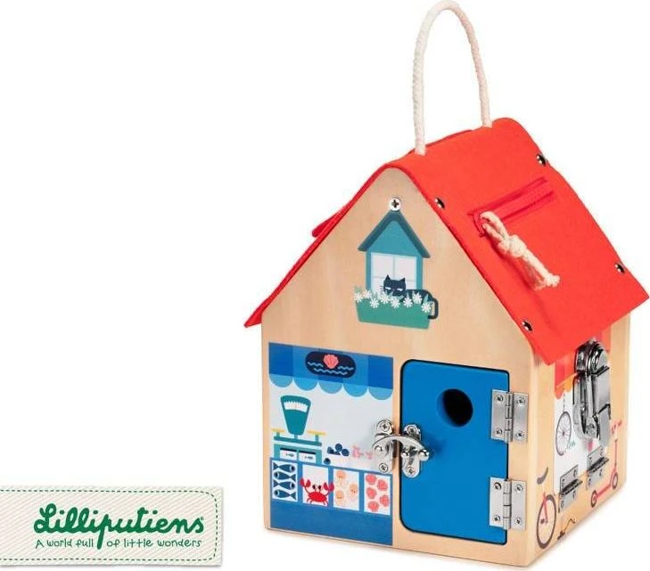 Lilliputiens „Lilliputians Fox Burglar“ medinis manipuliacinis namas su pilimis