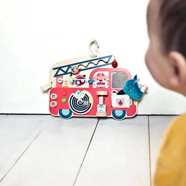 Lilliputiens Raganosis Marius Firetruck medinė manipuliavimo lenta
