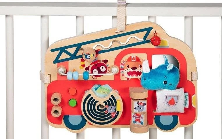 Lilliputiens Raganosis Marius Firetruck medinė manipuliavimo lenta