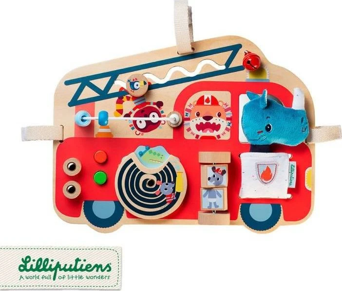 Lilliputiens Raganosis Marius Firetruck medinė manipuliavimo lenta