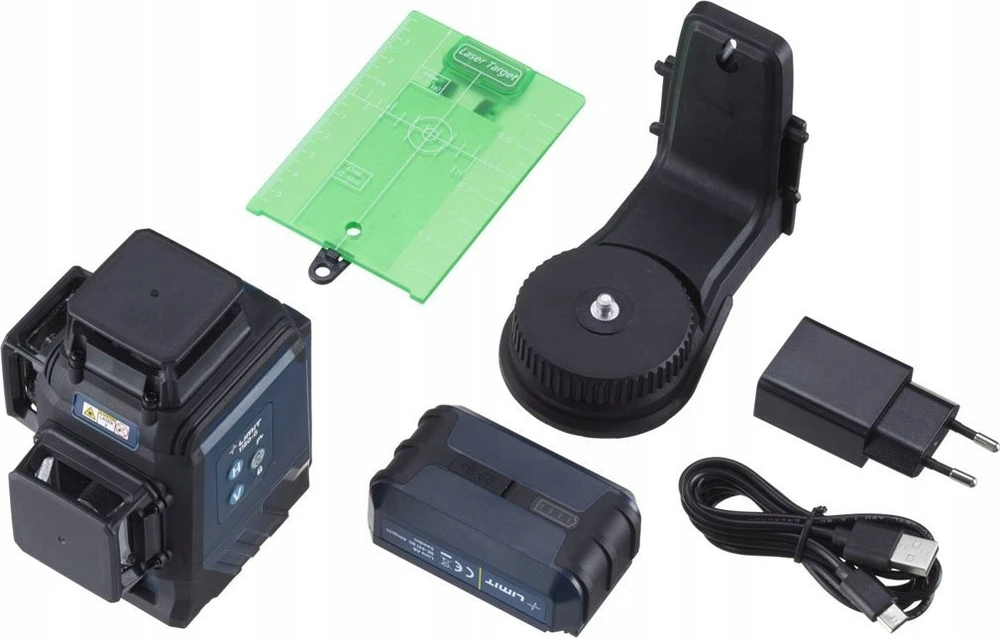 Kryžminis lazerinis nivelyras Limit 1180-R; 1/4''; IP54; raudonas