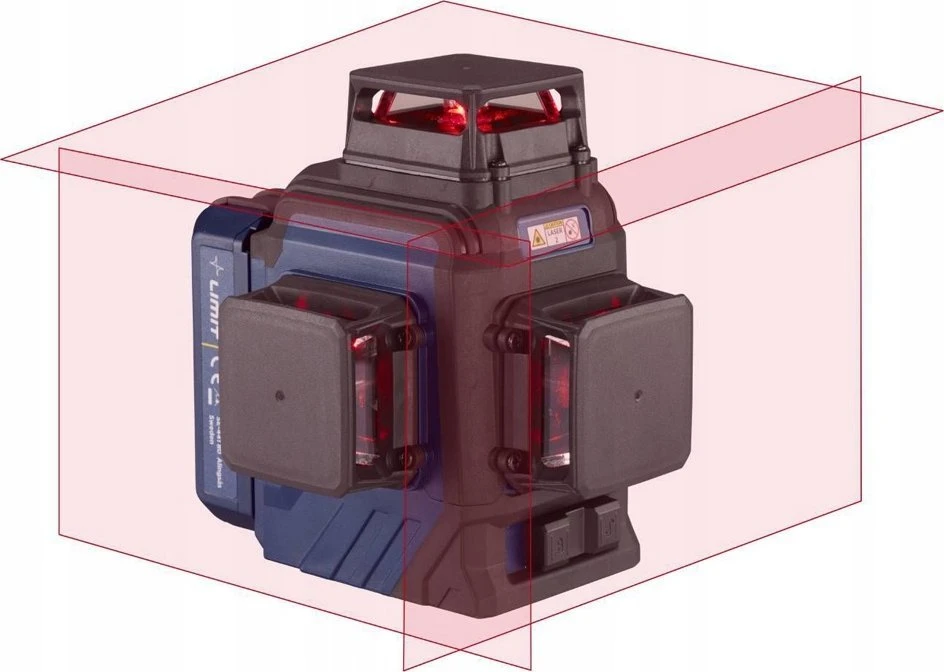 Kryžminis lazerinis nivelyras Limit 1180-R; 1/4''; IP54; raudonas