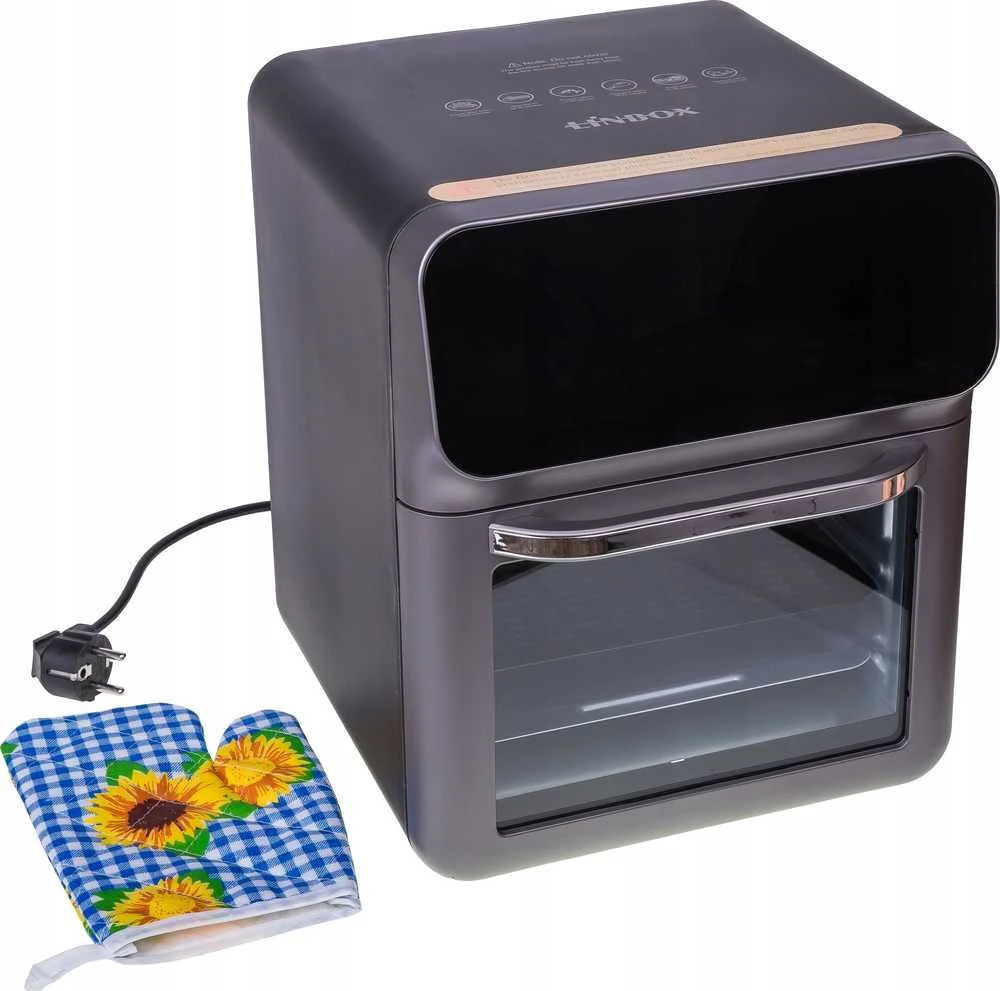 Gruzdintuvė „Linbox“ oro keptuvė / orkaitė 5504, juoda