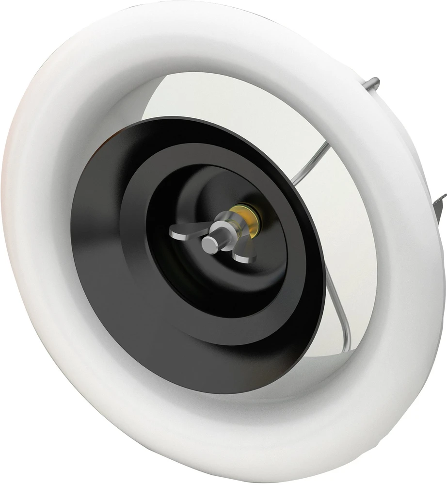 Lindab Ventiliacijos anga Ø125 mm RAL9003