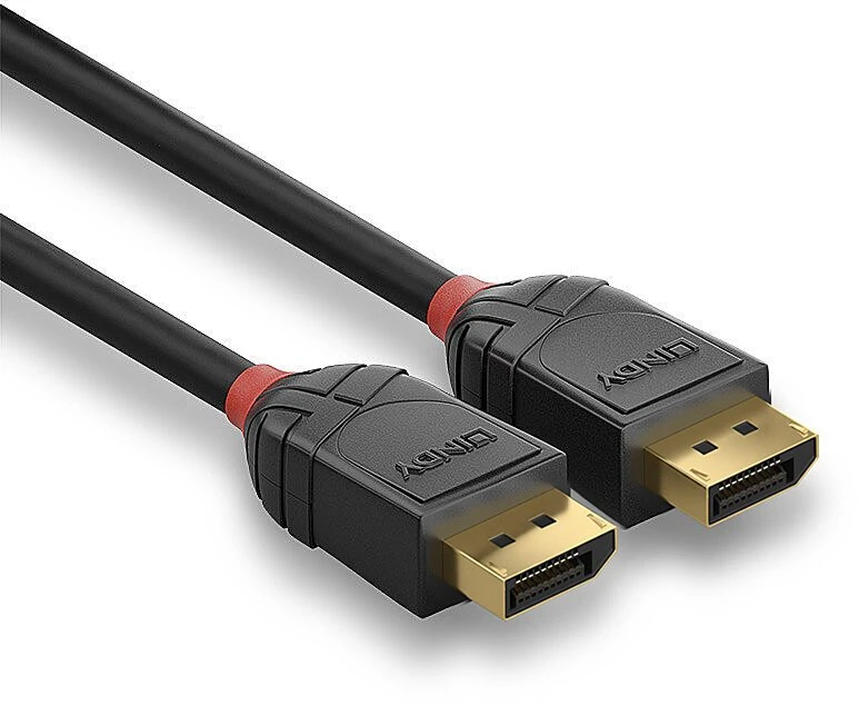Kabelis - LINDY 0.5m 54Gbps 16K@60Hz M į M Juodas