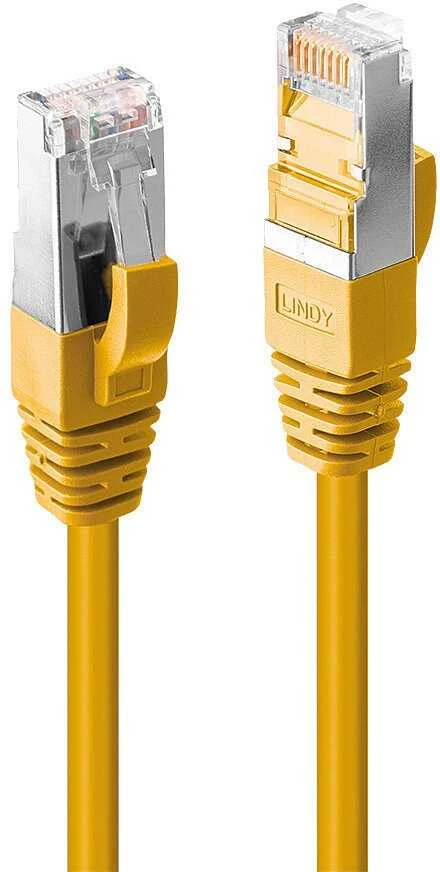Tinklo Kabelis - LINDY Cat.6 S/FTP LSZH Tinklo Kabelis, RJ45, M/M, 250MHz, 26AWG, 20 m, Geltonas