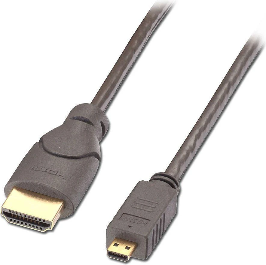 Lindy Micro HDMI į HDMI laidas su paauksuotomis jungtimis