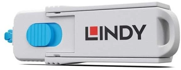 Priedas - LINDY HDMI Prievado Blokavimo Raktų Rinkinys (4 Vnt., ABS, Mėlyna)