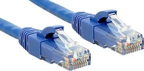Tinklo kabelis - LINDY 7,5m Cat.6 U/UTP 250MHz varis 26AWG mėlynas