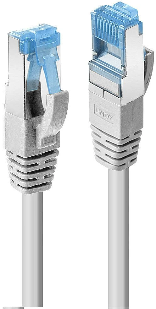 Tinklo Kabelis - LINDY Cat.6A S/FTP LSZH tinklo kabelis, RJ45, M/M, 500MHz, 2 m, Pilkas, 10 vnt.