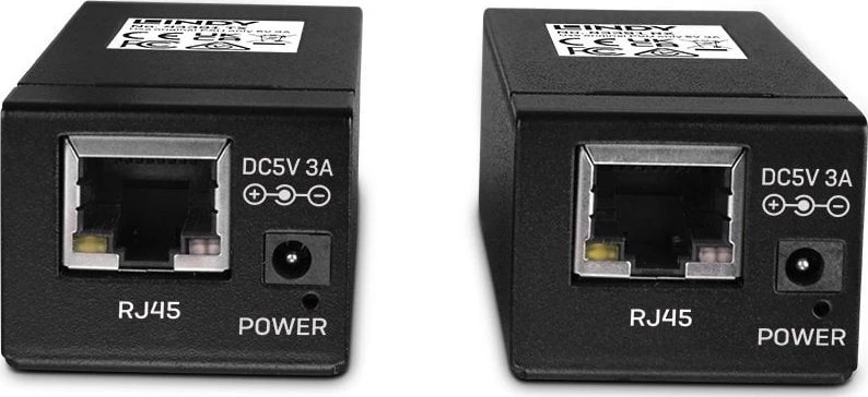 USB Prailginimas - LINDY USB 2.0 Cat.6 Prailginimas 480Mbps 150m, Juodas