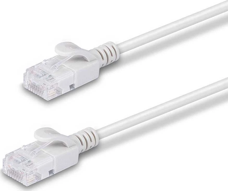Tinklo Kabelis - LINDY Cat.6A U/FTP LSZH Ultra Slim Tinklo Kabelis, RJ45, M/M, 500MHz, 30AWG, 5 m, Pilkas