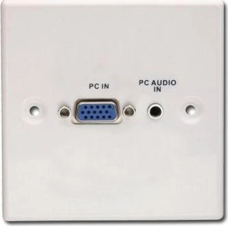 VGA ir 3.5mm garso lizdo sieninė plokštelė