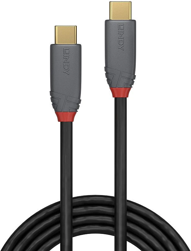 Kabelis - LINDY 7m USB 3.2 Type C to C 10Gbps 100W PD Juodas