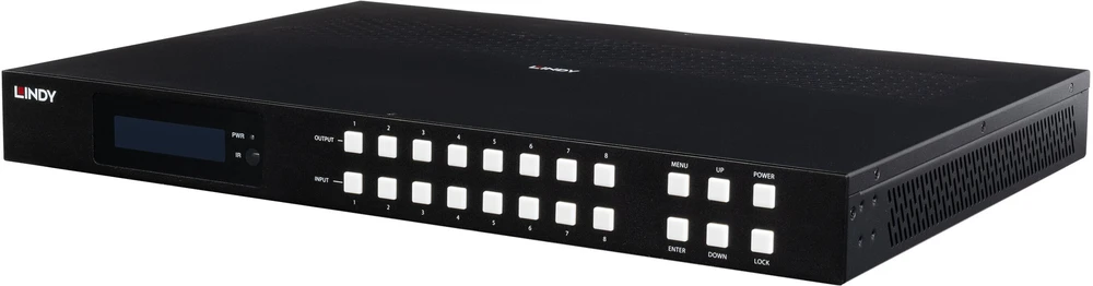 AV Matricos Jungiklis - LINDY 8x8 HDMI 4K60 Bepertraukis Multi-View Matrica 3840x2160