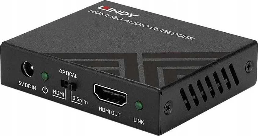 Lindy HDMI 18G garso įterpėjas