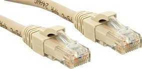 Tinklo Kabelis - LINDY Cat.6 U/UTP LSZH Tinklo Kabelis, RJ45, M/M, 250MHz, 26AWG, 2 m, Pilkas