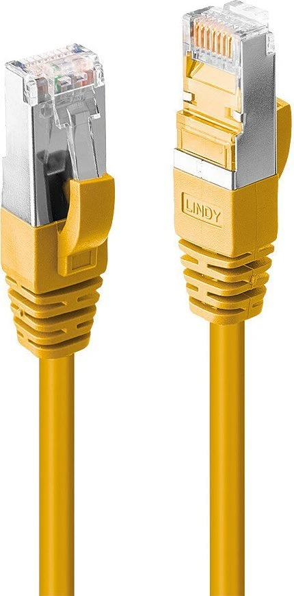 Tinklo Kabelis - LINDY Cat.6A S/FTP LSZH Tinklo Kabelis, RJ45, M/M, 500MHz, 7.5 m, Geltonas
