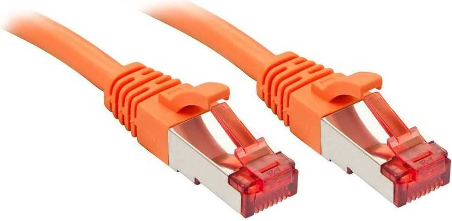 Tinklo Kabelis - LINDY Cat.6 S/FTP Tinklo Kabelis, RJ45, M/M, 250MHz, 27AWG, 10 m, Oranžinis