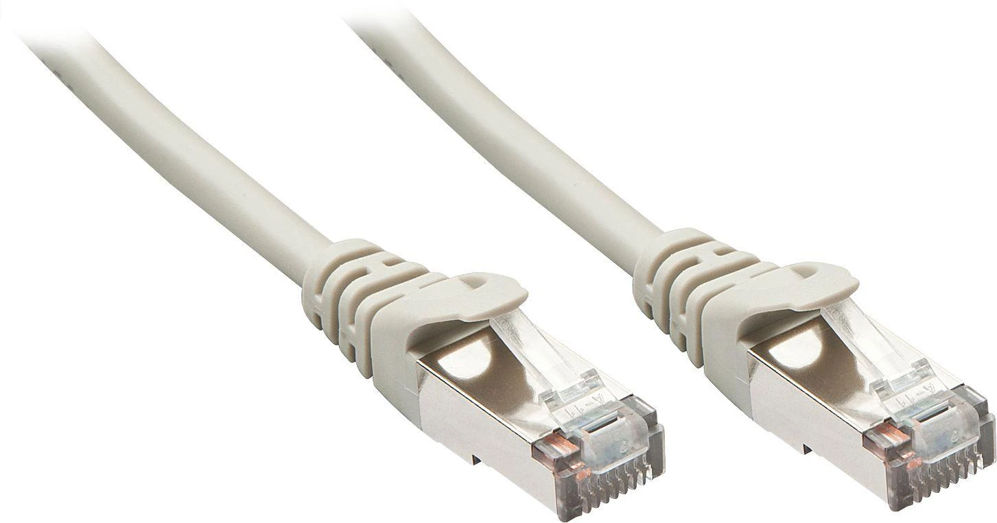 Tinklo Kabelis - LINDY Cat.5e F/UTP Tinklo Kabelis, RJ45, M/M, 100MHz, 0.5 m, Pilkas