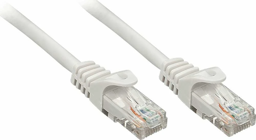 Tinklo Kabelis - LINDY Cat.5e U/UTP Tinklo Kabelis, RJ45, M/M, 100MHz, CCA, 10 m, Pilkas