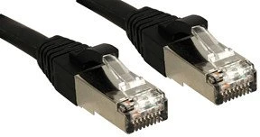 Tinklo Kabelis - LINDY Cat.6 S/FTP LSZH Tinklo Kabelis, RJ45, M/M, 250MHz, 26AWG, 0.5 m, Juodas