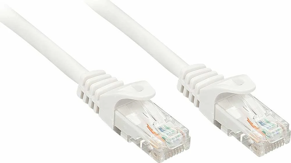 Tinklo Kabelis - LINDY Cat.6 U/UTP Tinklo Kabelis, RJ45, M/M, 250MHz, CCA, 7.5 m, Baltas