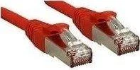 Tinklo Kabelis - LINDY Cat.6A S/FTP LSZH Tinklo Kabelis, RJ45, M/M, 500MHz, 1 m, Raudonas