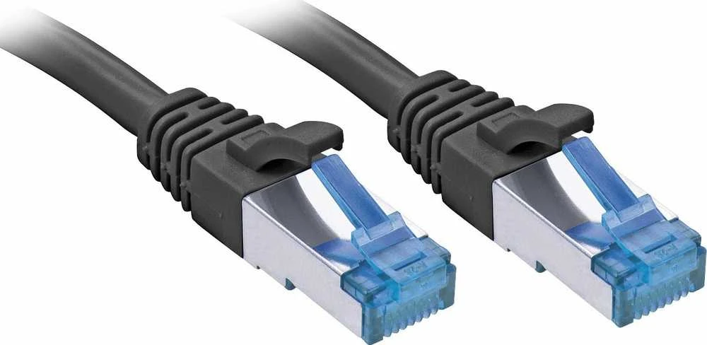 Tinklo Kabelis - LINDY Cat.6A S/FTP TPE Tinklo Kabelis, RJ45, M/M, 500MHz, 30 m, Juodas