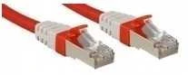 Tinklo Kabelis - LINDY Cat.6A S/FTP LSZH Tinklo Kabelis, RJ45, M/M, 500MHz, 26AWG, 10 m, Raudonas