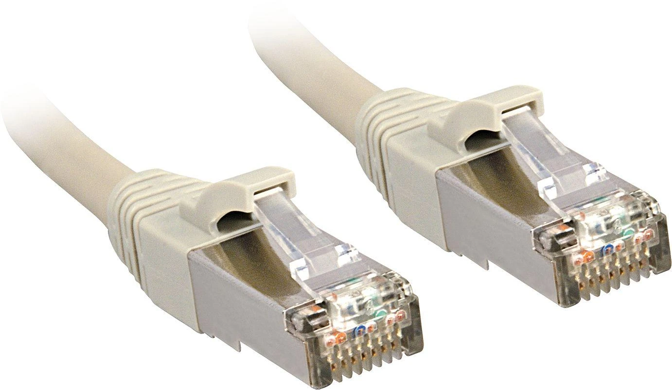 Tinklo kabelis - LINDY 1m Cat.6 S/FTP 250MHz varis RJ45 pilkas
