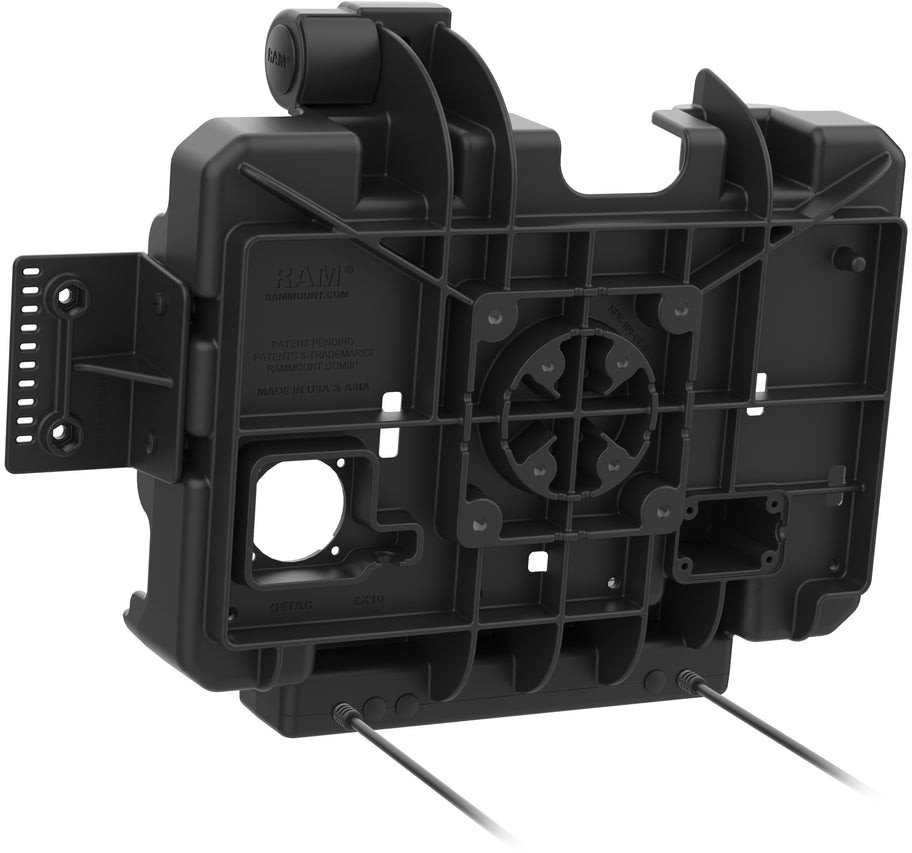 RamMounts RAM? Maitinimas + dviguba USB duomenų stotelė, skirta „Getac ZX10“