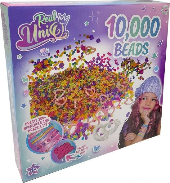 Lindy „Real UniQ“ karoliukų rinkinys, 10000 vnt. (30515)