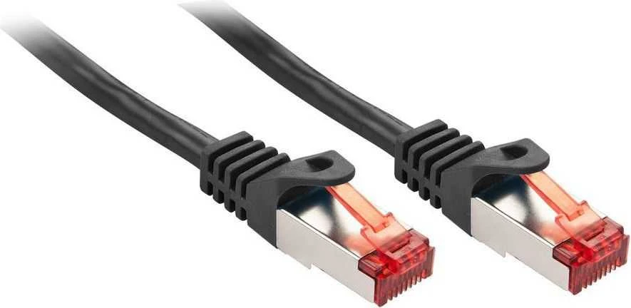 Tinklo Kabelis - LINDY Cat.6 S/FTP Tinklo Kabelis, RJ45, M/M, 250MHz, 28AWG, 0.3 m, Juodas